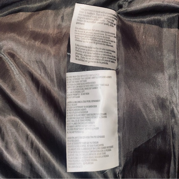 MICHAEL KORS Women’s Green/Brown Down Fill Full Zip Hooded Puffer - Picture 6 of 6